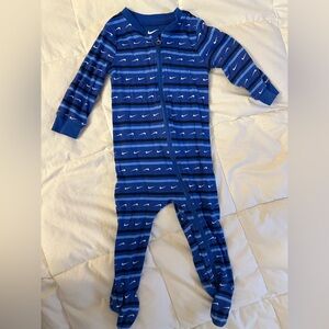 NWOT Nike Baby Striped Footie
